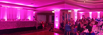 Hot Pink Up Lighting